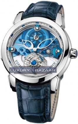 Ulysse Nardin Royal Blue Tourbillon (Platinum / 48 Diamonds) 799